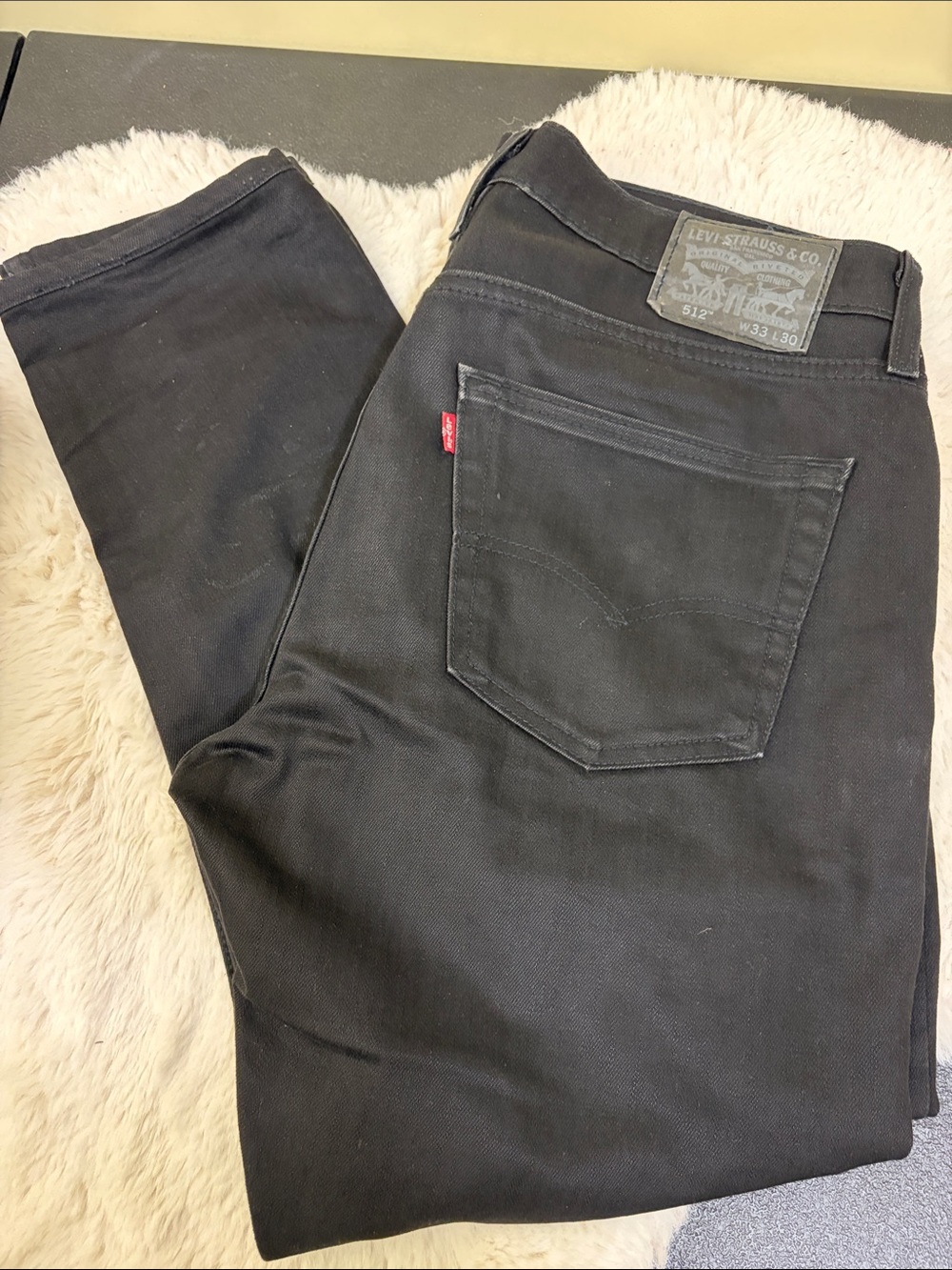 Levi's 512 Slim Fit Jeans in Black | Men’s size W33